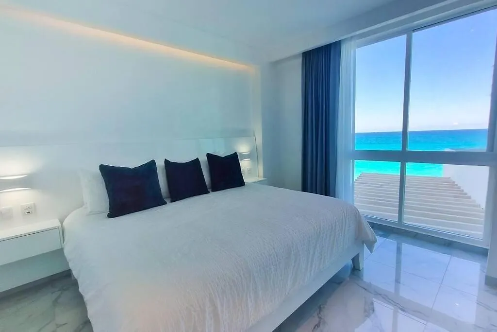 Daire Arena Y Mar, Nuevo Apartamento Frente Al Mar Cancun Meksika